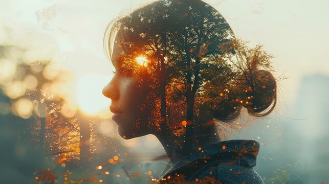 A poignant double exposure captures the bittersweet essence of Teacher's Day, blending images of teachers imparting wisdom with scenes of students embarking on their own educational journeys.
