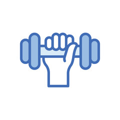 Weightlifting vector icon