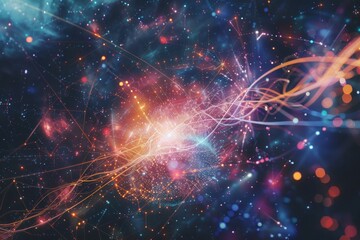 Quantum teleportation Where data is transferred instantly between distant points in space.