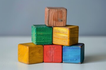 toy blocks made of wood