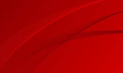abstract red lines wave curves on gradient background - 779712484