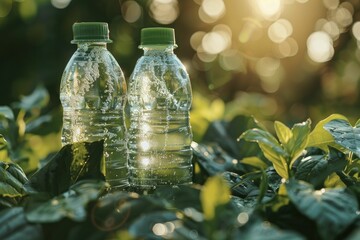Eco-friendly products like biodegradable water bottles can melt under the hot sun, emphasizing the importance of sustainability in warm weather.