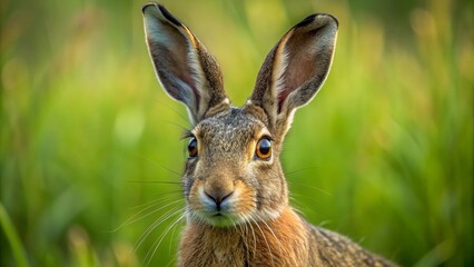 Hare in the forest