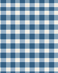 Blue plaid Seamless Hand Drawn pattern. Watercolor Gingham Window pane grid plaid Stripes pattern