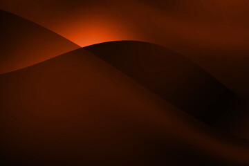 Burnt Orange Shiny Glowing Effects Abstract background design