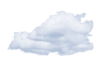 Photo of a cloud on transparent background (png image)