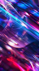 abstract neon curve background