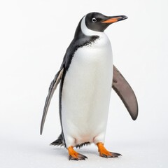 Penguin isolated on a white background