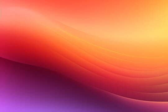 Abstract orange red purple black delicate gradient background.