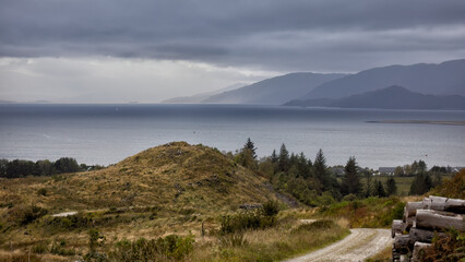 Loch Linnhe in the Scottish Highlands from Inchree