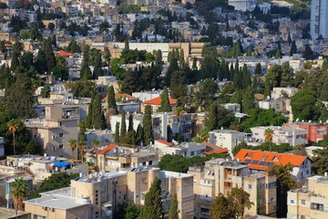 Fototapeta na wymiar Haifa city in Israel