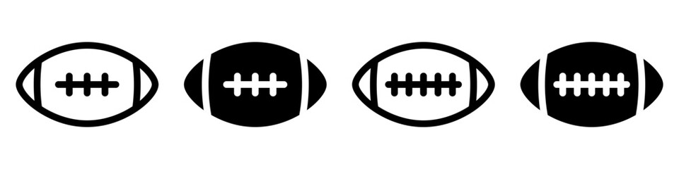 American football ball icon symbol