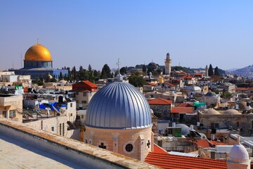 Jerusalem Old City skyline - 779740071
