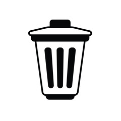 Trash Can  vector icon