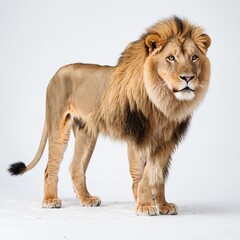 Lion Isolated on a white background