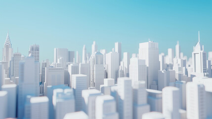 city white model, 3d model