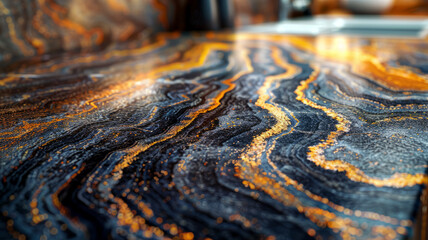 Close-up view of a marble surface