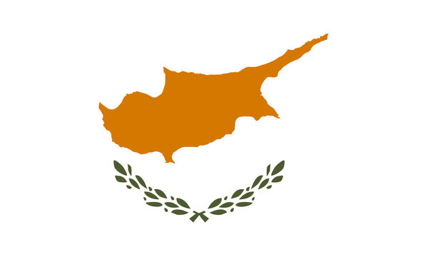 Cyprus flag vector. Cypriot flag illustration