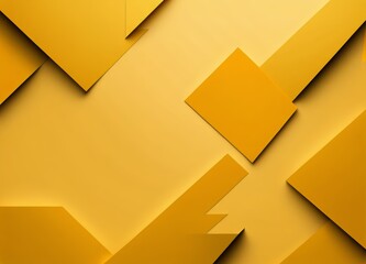 Abstract Yellow Geometric Background