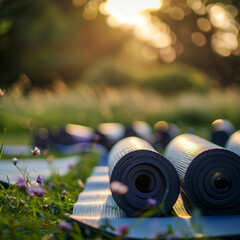 Morning Yoga Session in Sunny Park