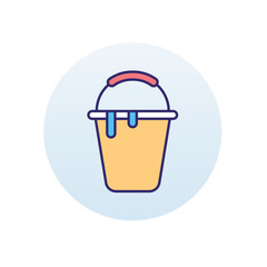 Water Bucket vector icon
