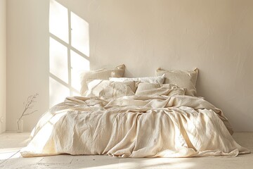 Minimalist Bedroom Design, Serene Space, Neutral Tones