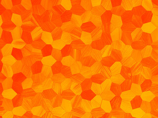Gradient Easy Orange Abstract 3d geometric background design