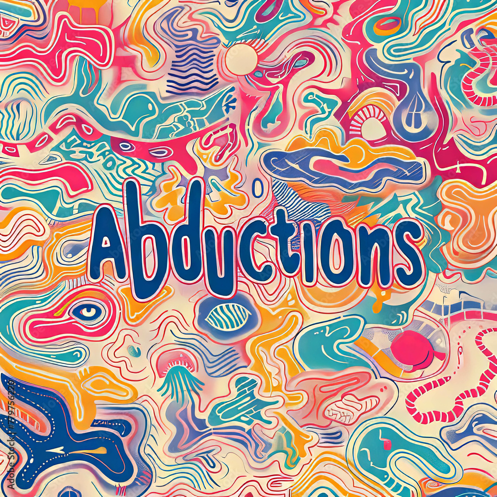 Poster an image of a single colored background with the word 