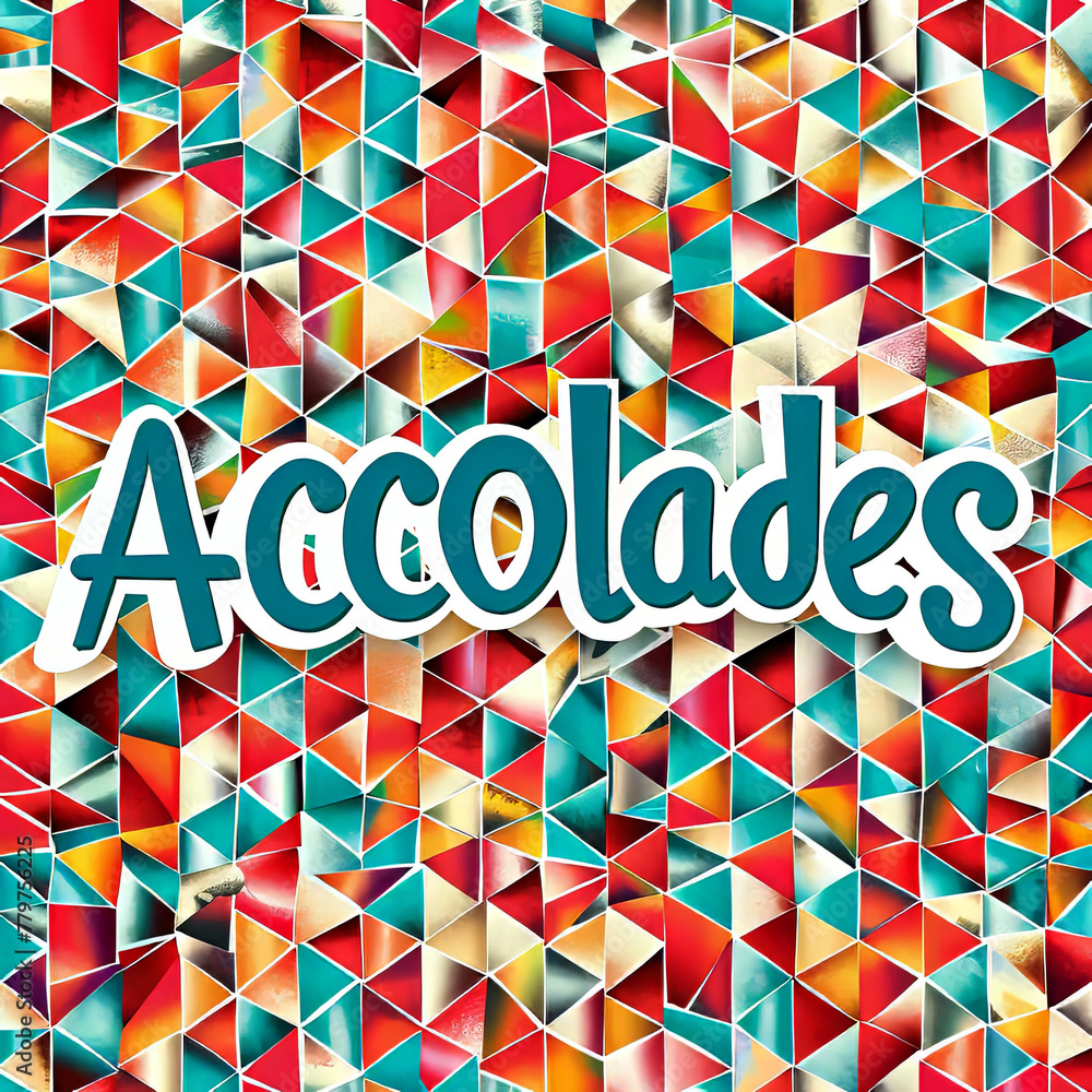 Poster the image shows a single colored background with the word 