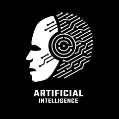 Artificial intelligence logo, symbol. - 779757272