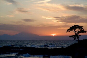 立石夕日
