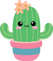 cute cactus illustration, for designers backgrounds