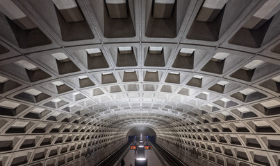metro station in Washington DC