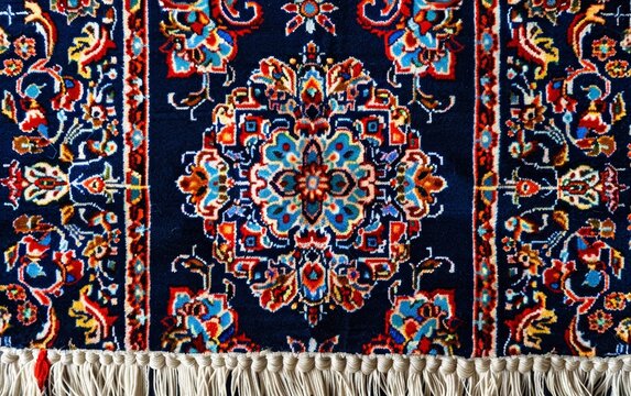 Luxury Indian Rug - backdrop. Old Turkish kilim. Vintage Persian carpet, tribal texture. Ethnic textile. Perfect abstract frame design - background.