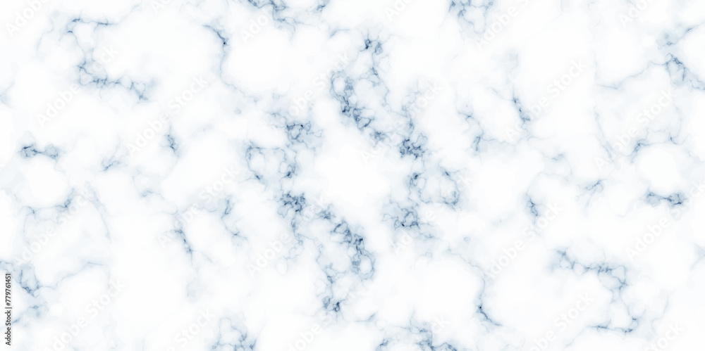 Poster abstract white marble texture pattern background with blue line skin. seamless marble texture. luxur