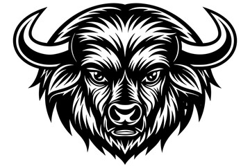 imple-bison-logo-design-illustration