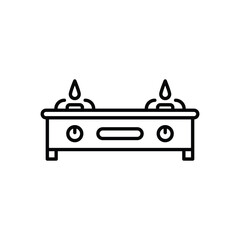 Gas Stove vector icon