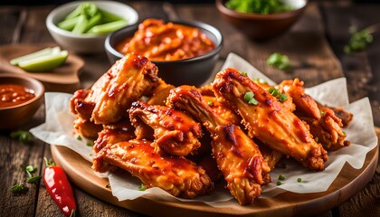 Hot and Spicy Buffalo Chicken Wings
