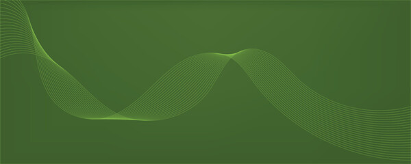 abstract green background with waves
