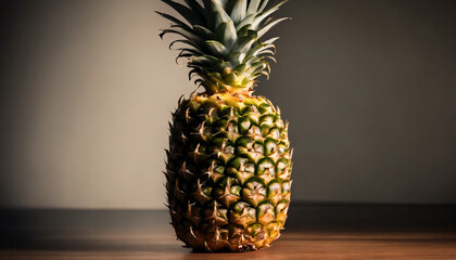 pineapple on a table