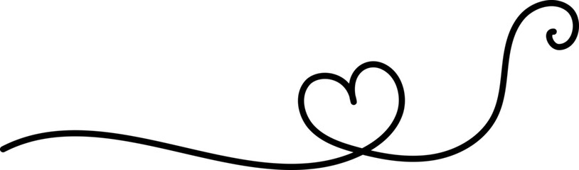 Doodle Heart Line