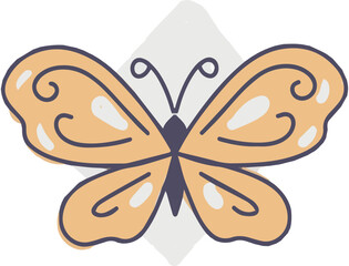 Eyes magic hand drawn on a white background set of cute pictures cartoon stars moon mysticism tarot astrology