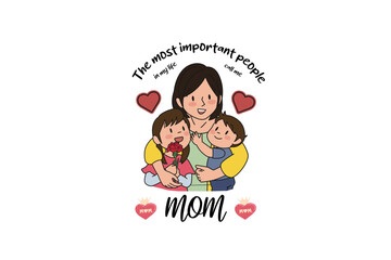 The Most Important People In My Life Call Me Mom (SVG 10800x7200)