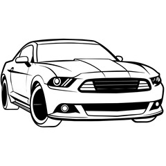 Naklejka premium Car isolated in white background illustrator vector