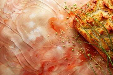 abstract background for National Zucchini Bread Day