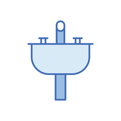 Washbasin vector icon