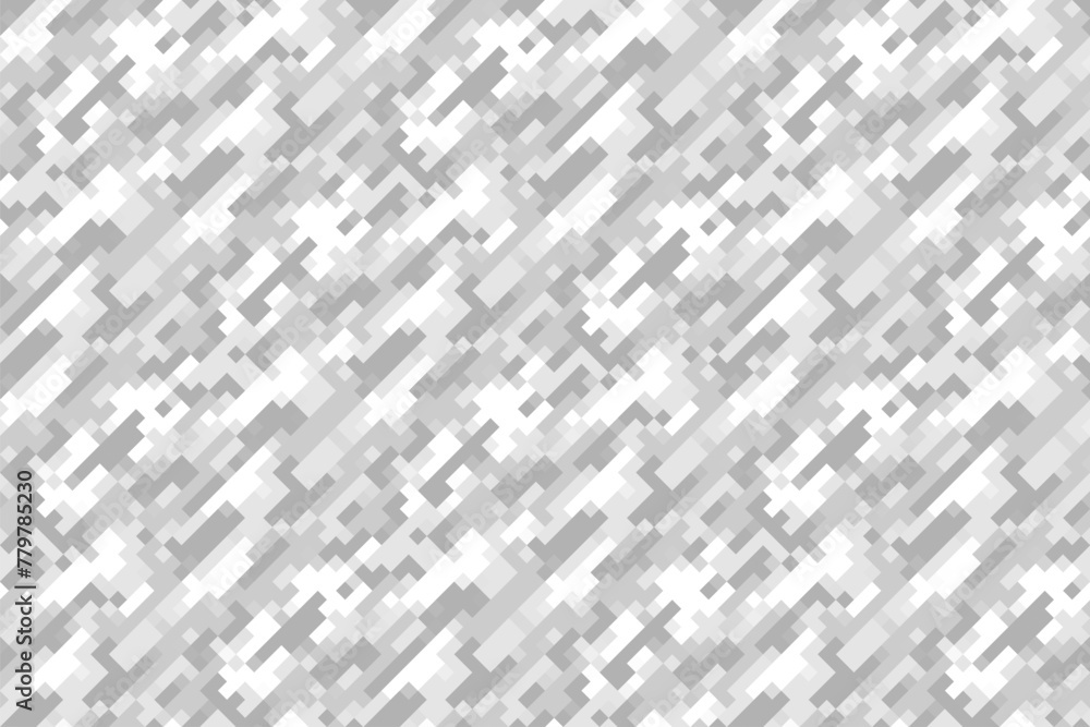 Poster pixel camouflage military pattern. arctic camouflage pattern for army. seamless pattern for textiles