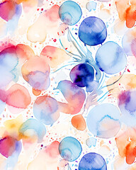 Colorful Abstract Watercolor Background Texture