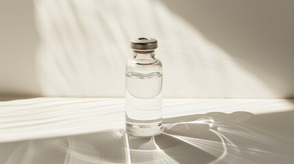 Medicine bottle of semaglutide with clear liquid Photos for marketing emails