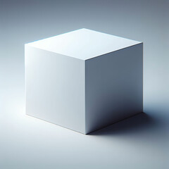 Ein wei&szlig;er Kubus